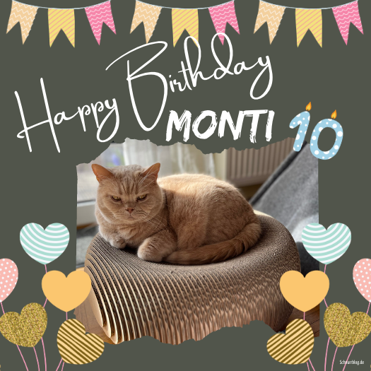 Happy Birthday liebster Monti